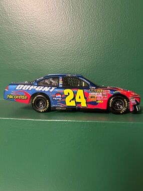 Diecast #24 Racing Car Pepsi/Dupont Livery - Blue & Red